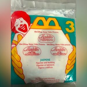 Vintage Jasmine Disney new in bag McDonald’s toy 1996